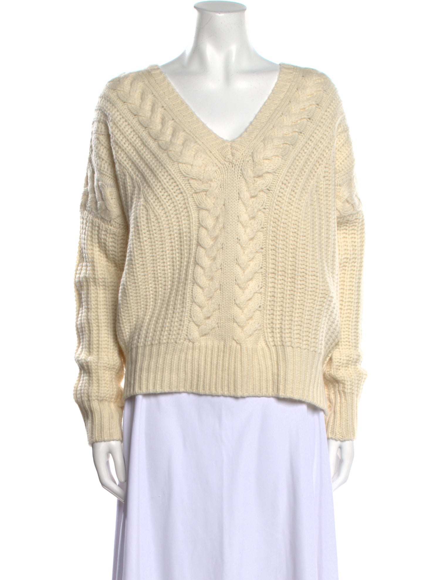 La Ligne Cashmere V-Neck Sweater