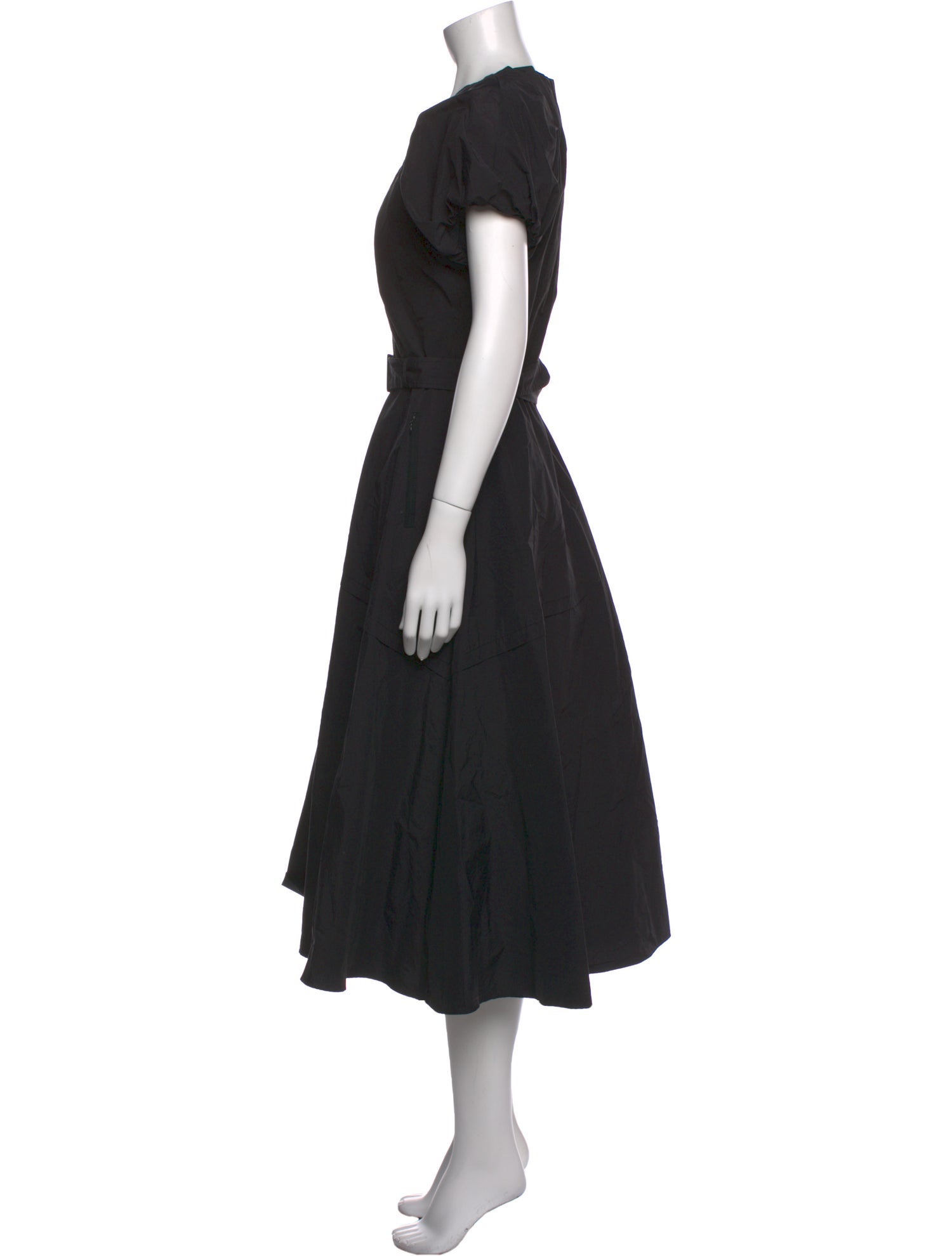 La Ligne V-Neck Midi Length Dress