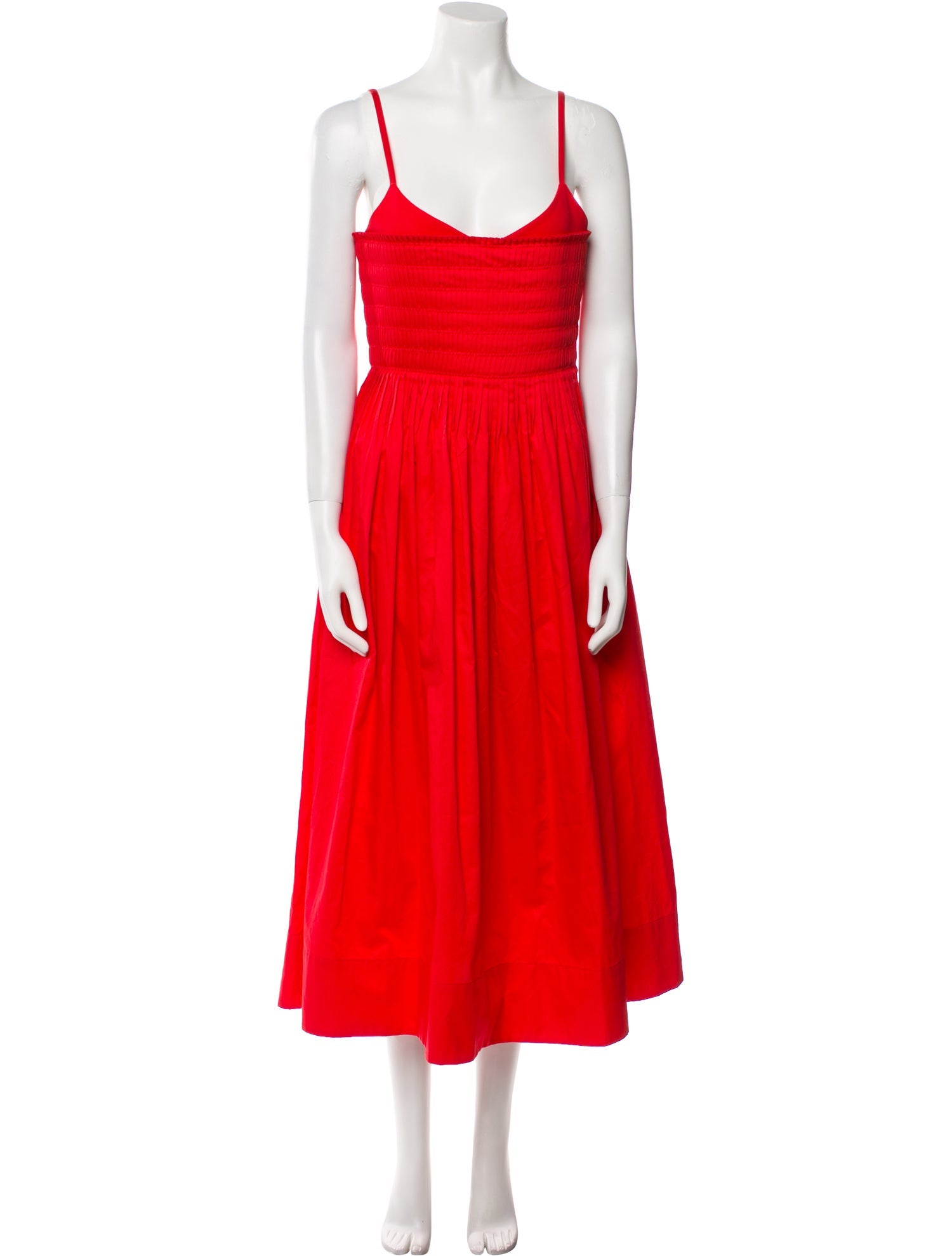 La Ligne V-Neck Long Dress