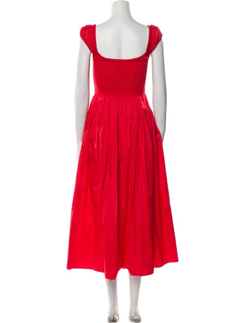 La Ligne Square Neckline Long Dress