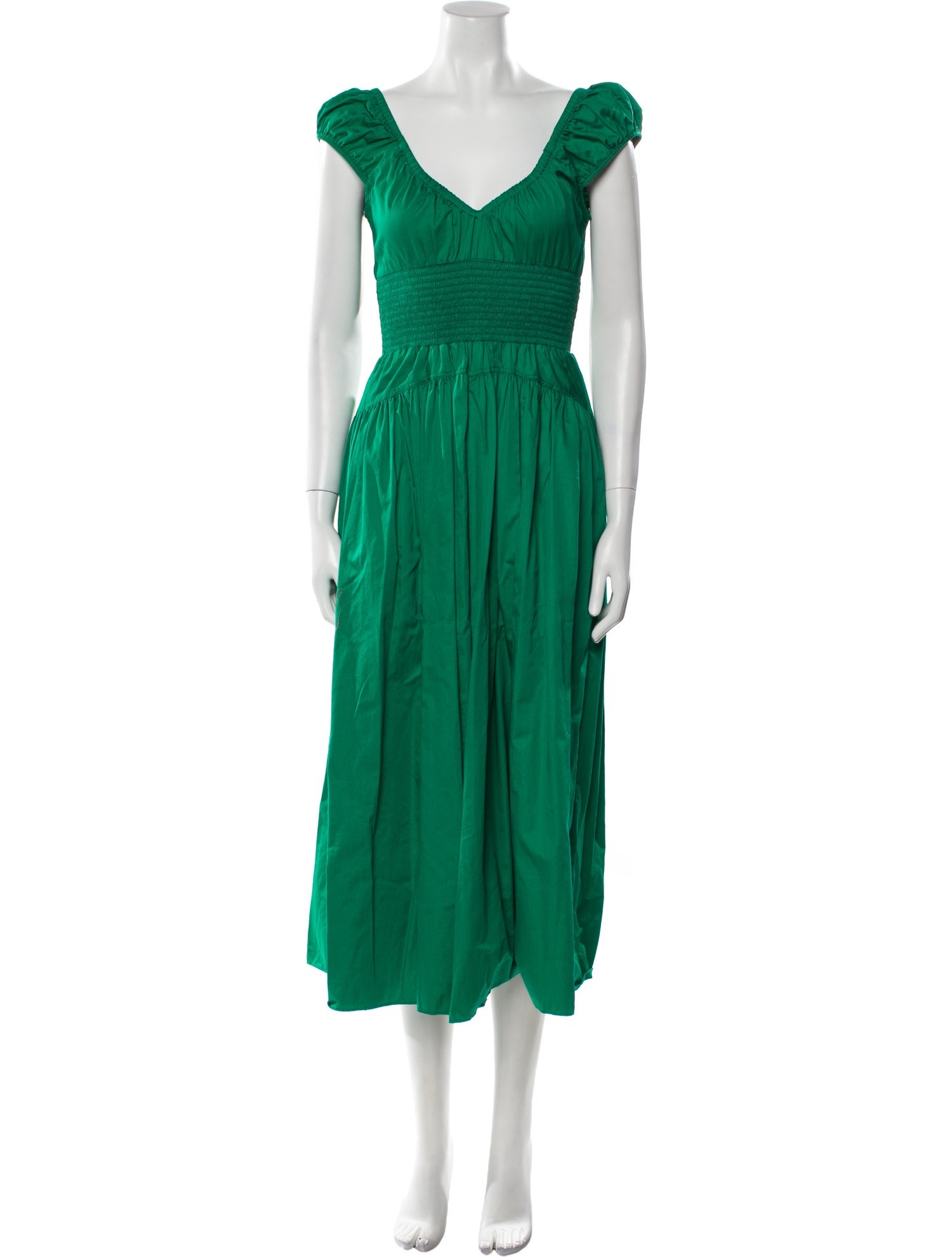 La Ligne V-Neck Long Dress