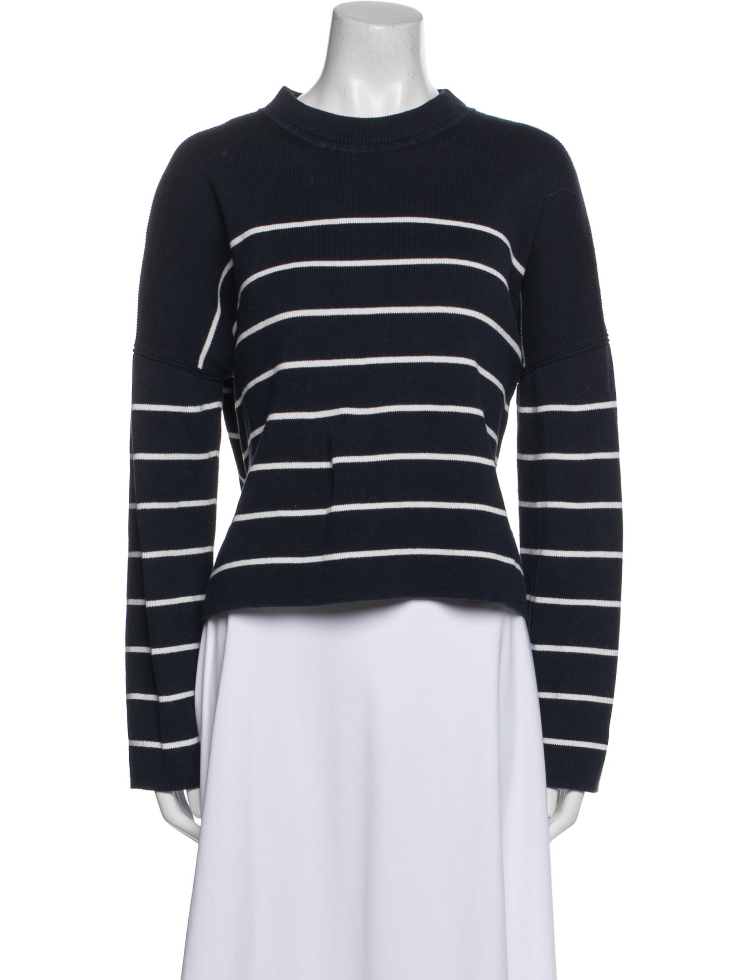 La Ligne Striped Crew Neck Sweatshirt