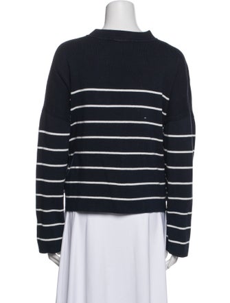 La Ligne Striped Crew Neck Sweatshirt