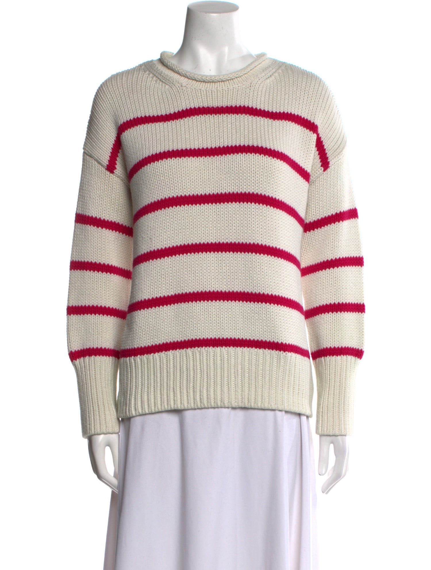 La Ligne Striped Crew Neck Sweater