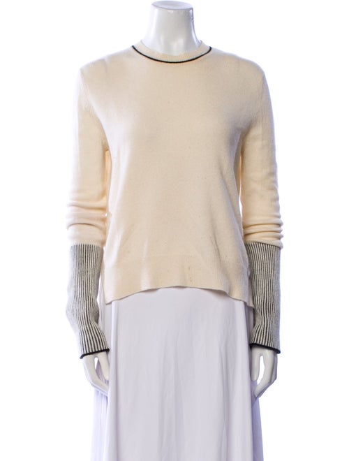 La Ligne Cashmere Colorblock Pattern Sweater