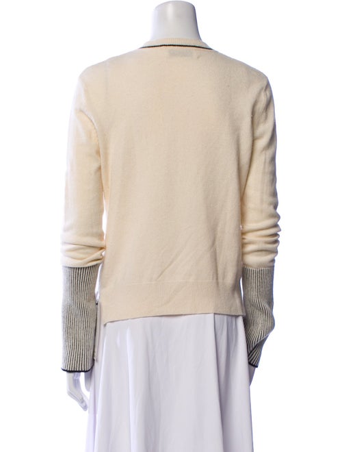 La Ligne Cashmere Colorblock Pattern Sweater