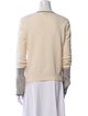 La Ligne Cashmere Colorblock Pattern Sweater