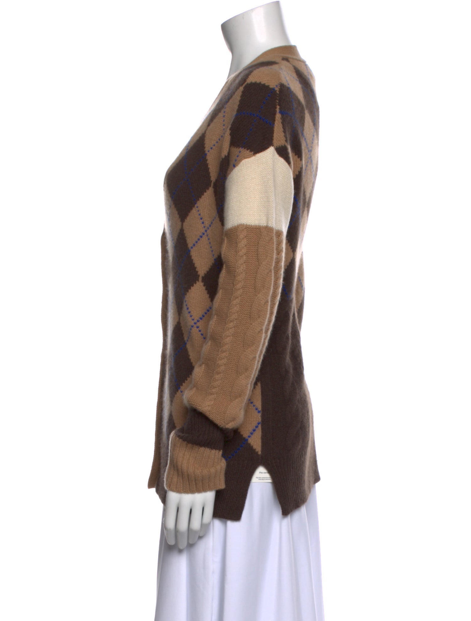 La Ligne Cashmere Printed Sweater w/ Tags