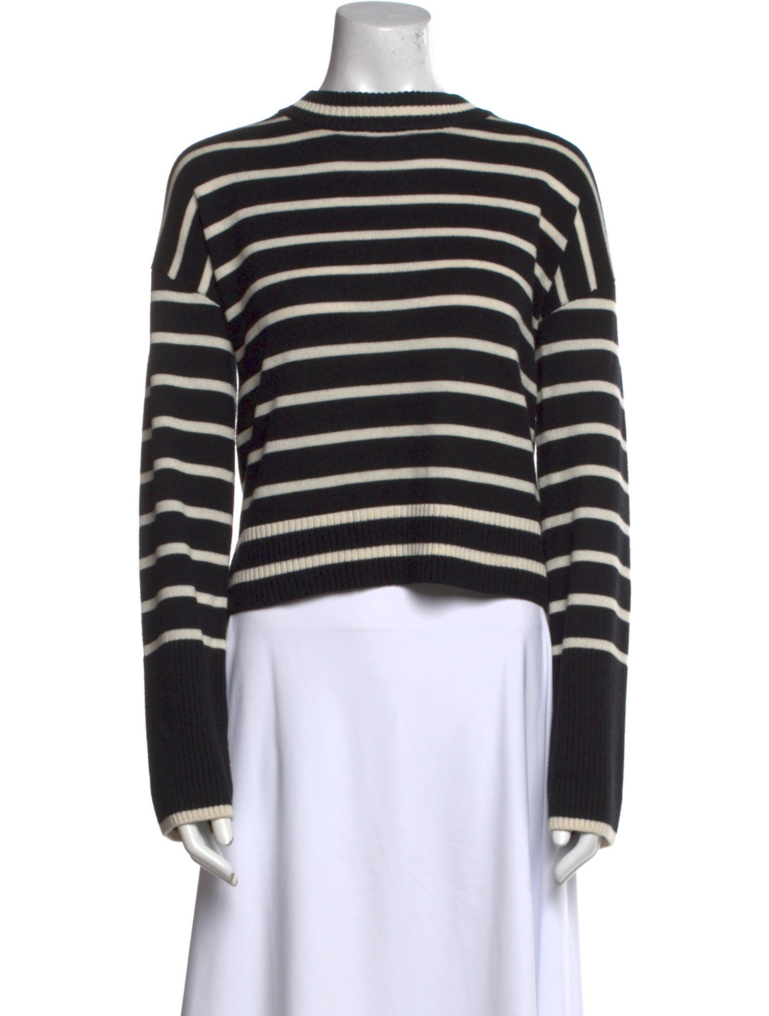 La Ligne Silk Striped Sweater