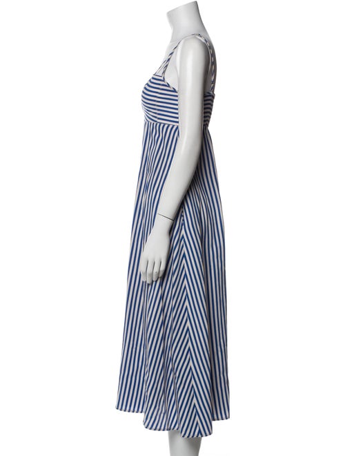 La Ligne Striped Midi Length Dress