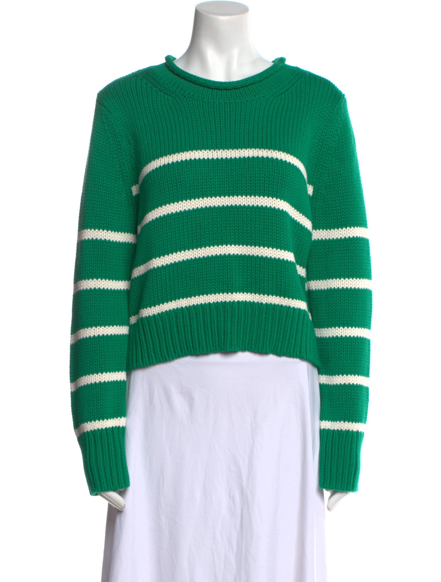 La Ligne Striped Scoop Neck Sweater