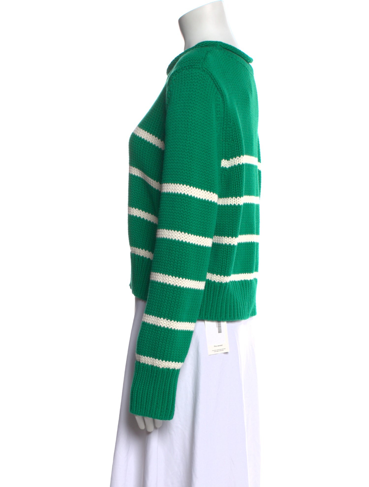 La Ligne Striped Scoop Neck Sweater