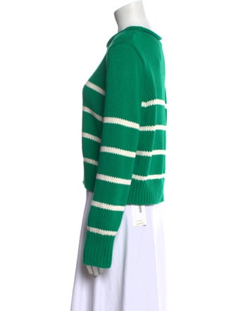 La Ligne Striped Scoop Neck Sweater