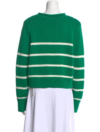 La Ligne Striped Scoop Neck Sweater