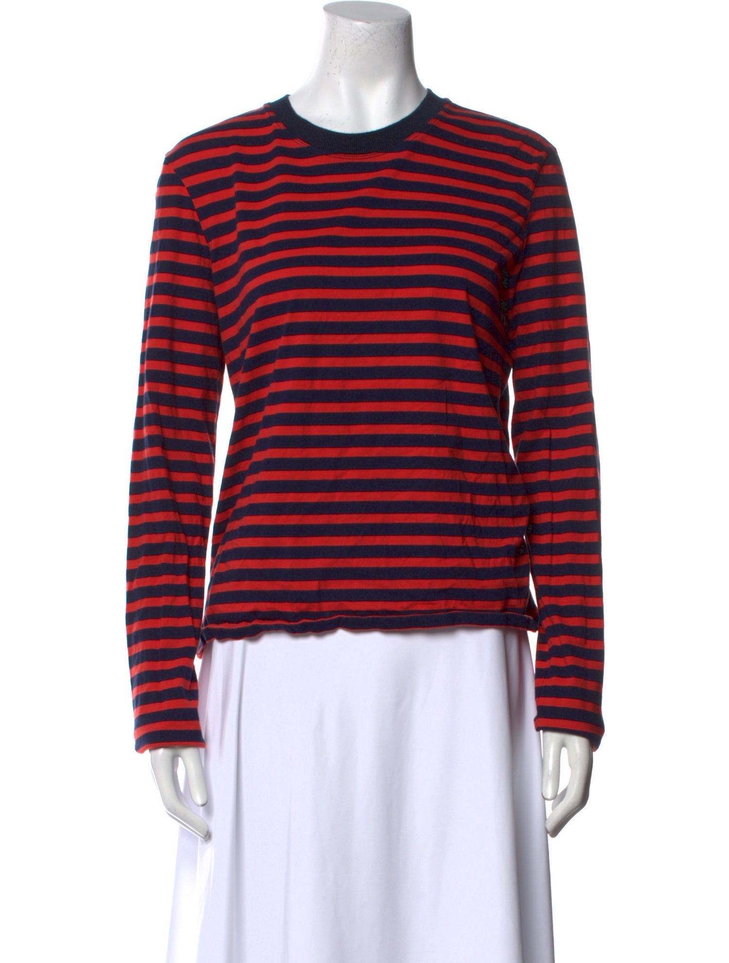 La Ligne Striped Crew Neck Top