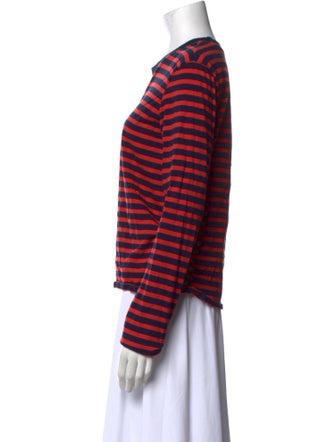 La Ligne Striped Crew Neck Top