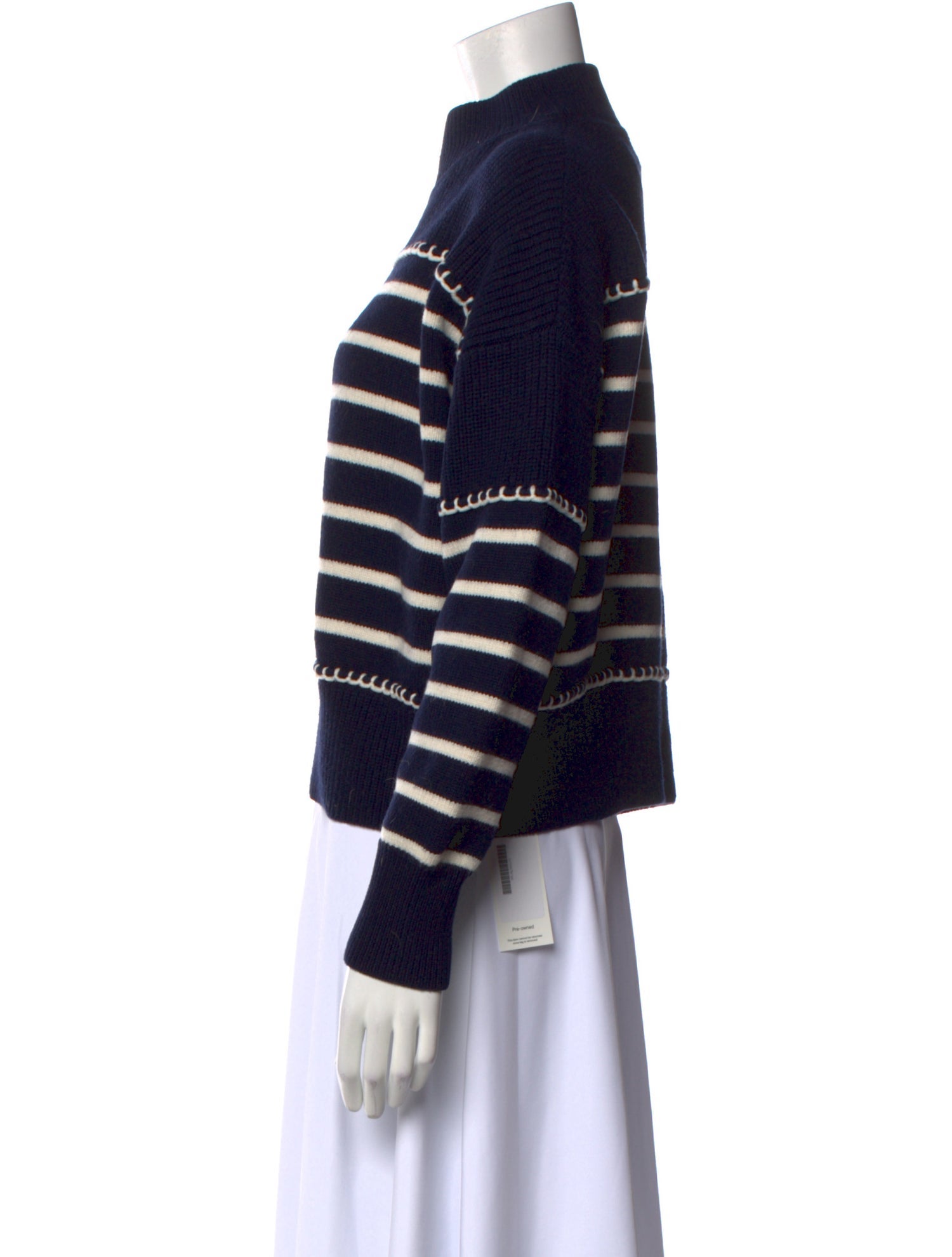 La Ligne Merino Wool Striped Sweater