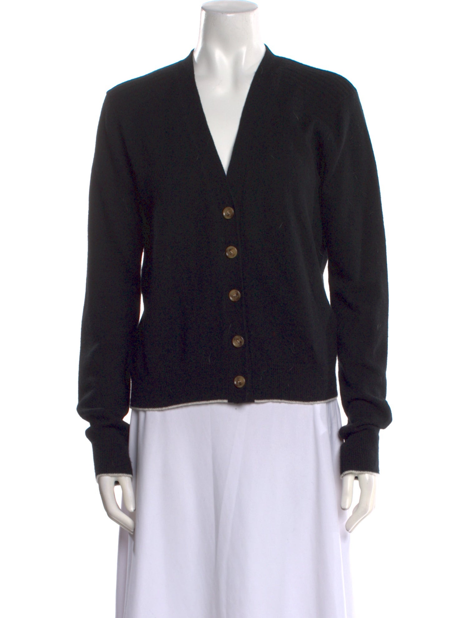 La Ligne Cashmere V-Neck Sweater