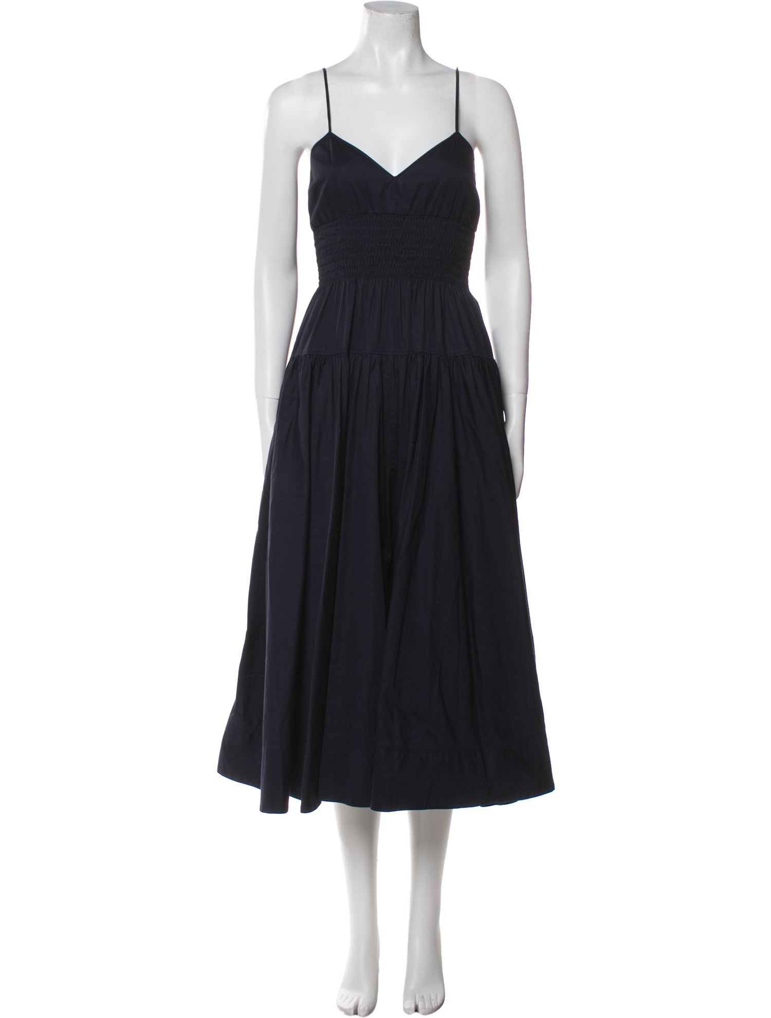 La Ligne V-Neck Long Dress