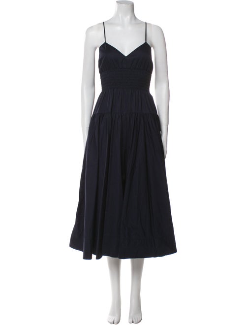 La Ligne V-Neck Long Dress