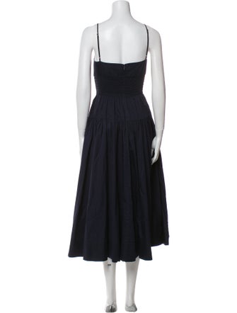 La Ligne V-Neck Long Dress