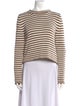 La Ligne Striped Mock Neck Sweater