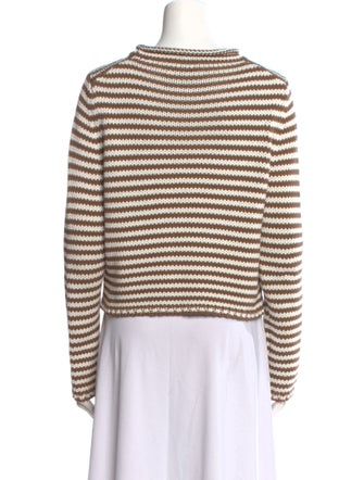 La Ligne Striped Mock Neck Sweater