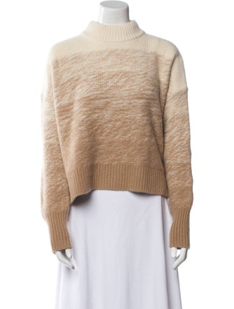 La Ligne Cashmere Colorblock Pattern Sweater