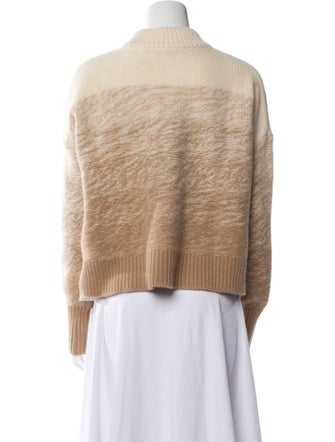La Ligne Cashmere Colorblock Pattern Sweater