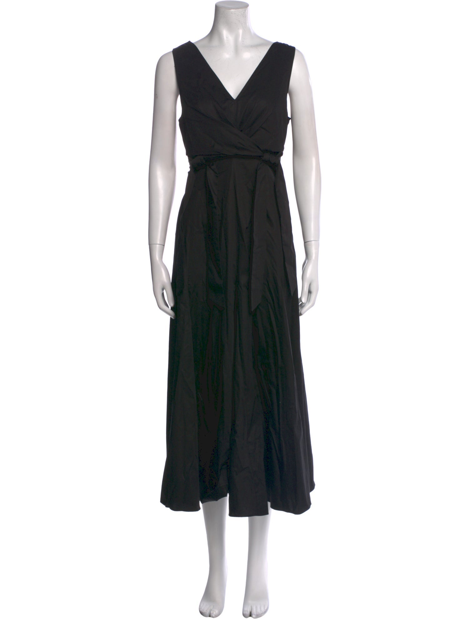 La Ligne V-Neck Long Dress