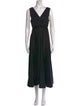 La Ligne V-Neck Long Dress