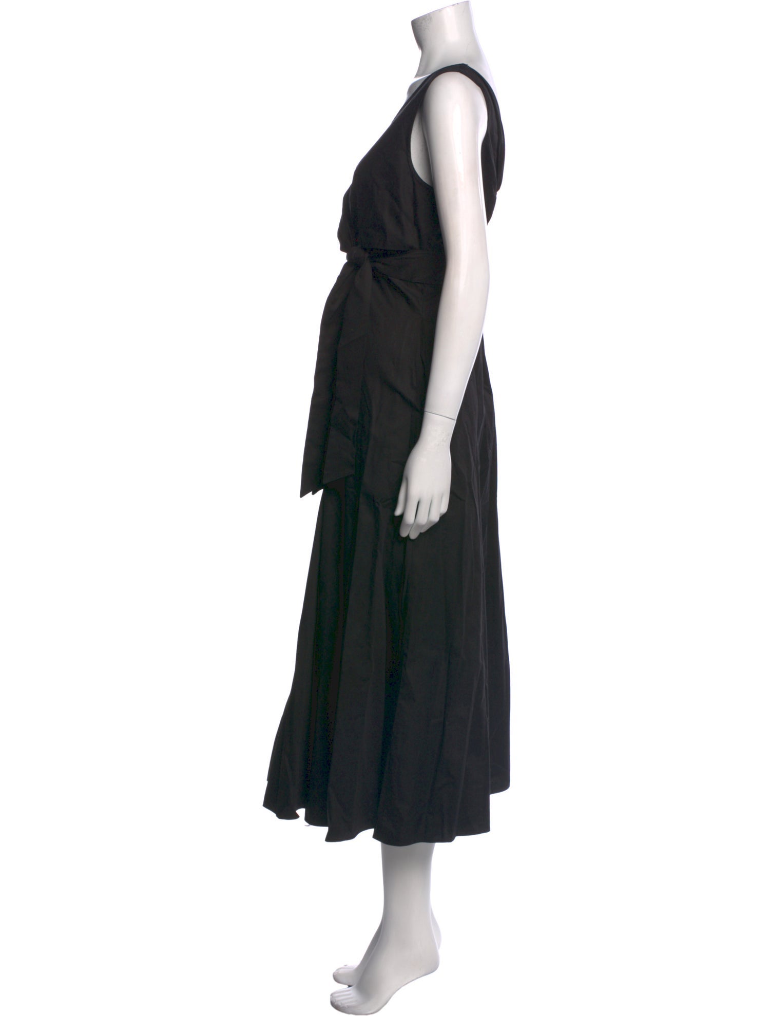 La Ligne V-Neck Long Dress