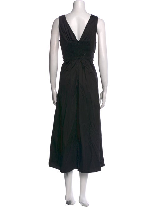 La Ligne V-Neck Long Dress