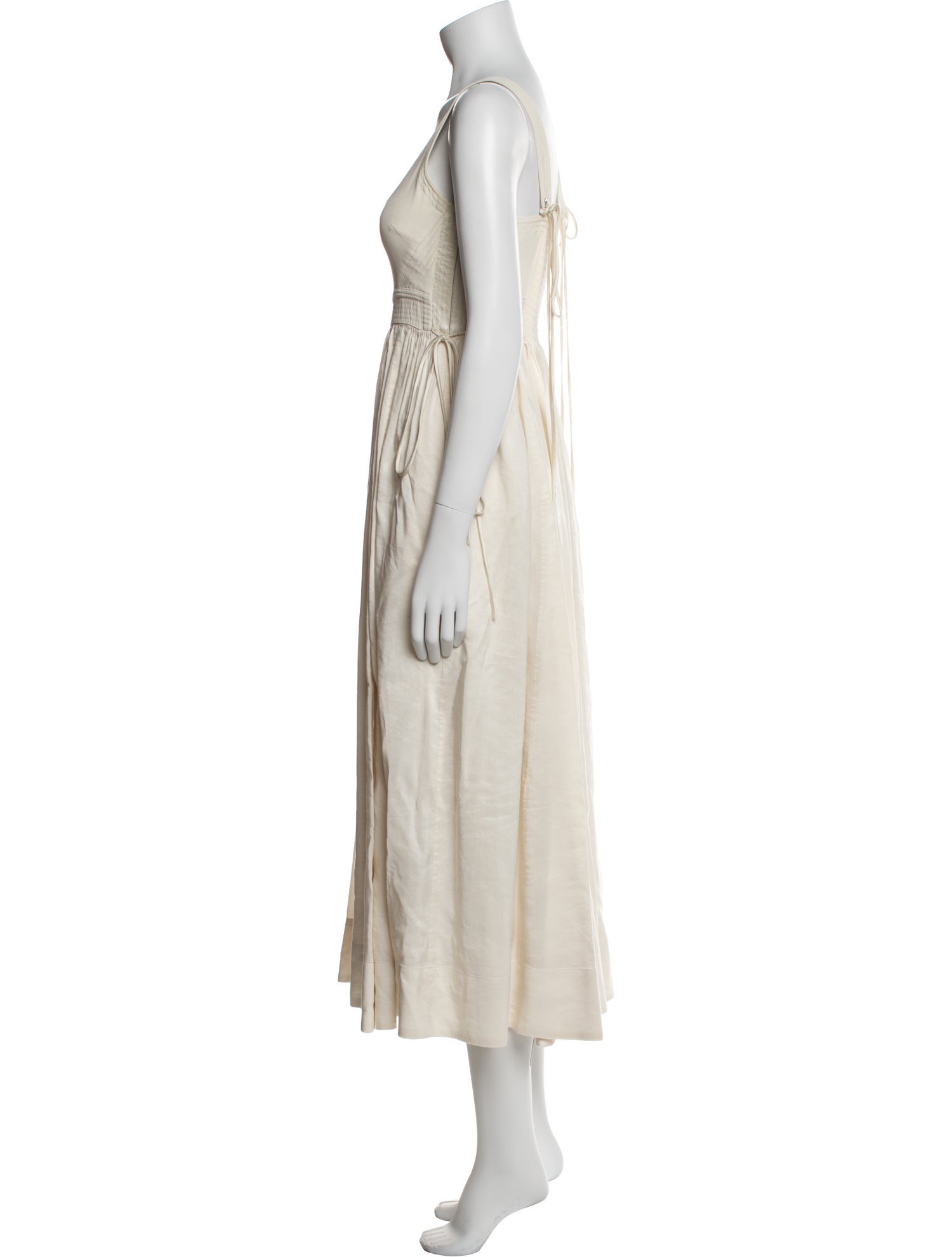 La Ligne Linen Long Dress