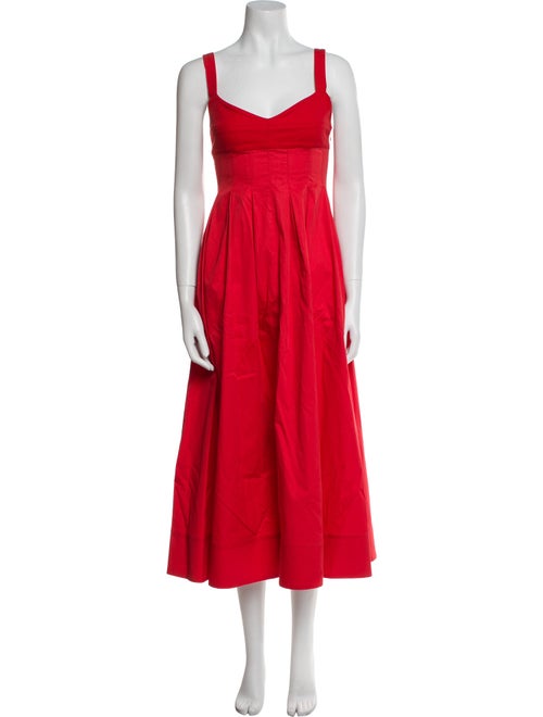 La Ligne Square Neckline Long Dress