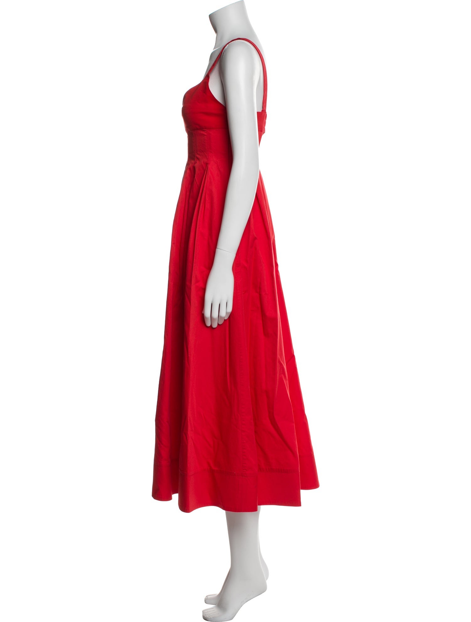 La Ligne Square Neckline Long Dress