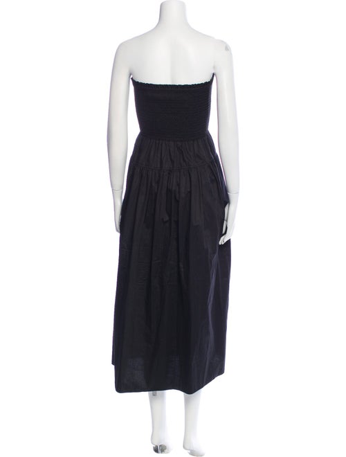 La Ligne Square Neckline Midi Length Dress