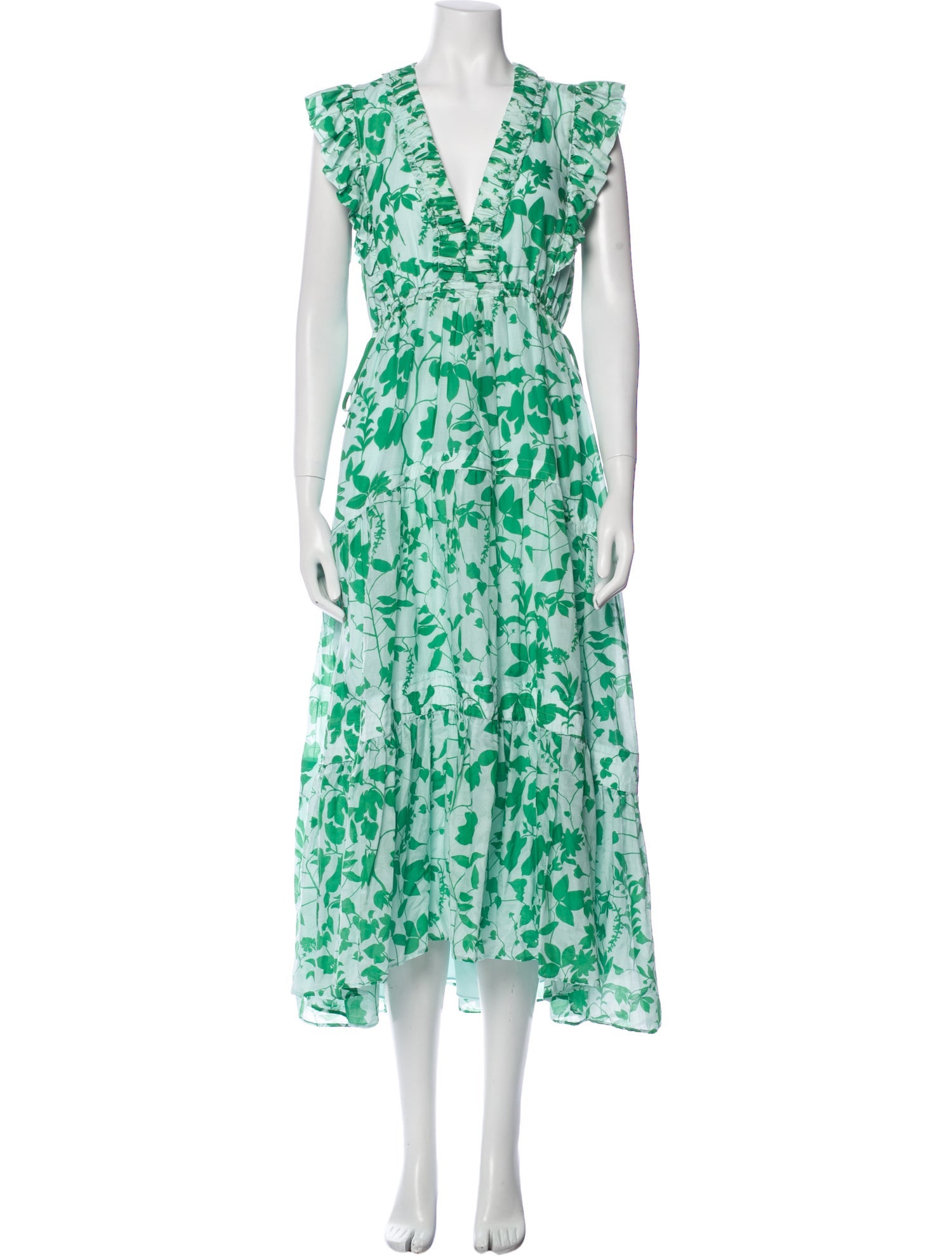 La Ligne Floral Print Long Dress