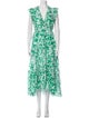 La Ligne Floral Print Long Dress