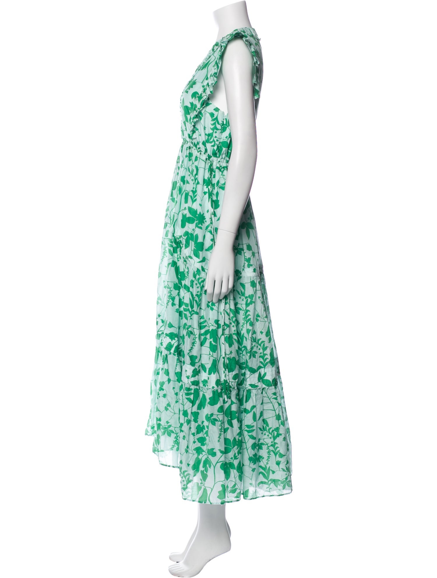 La Ligne Floral Print Long Dress
