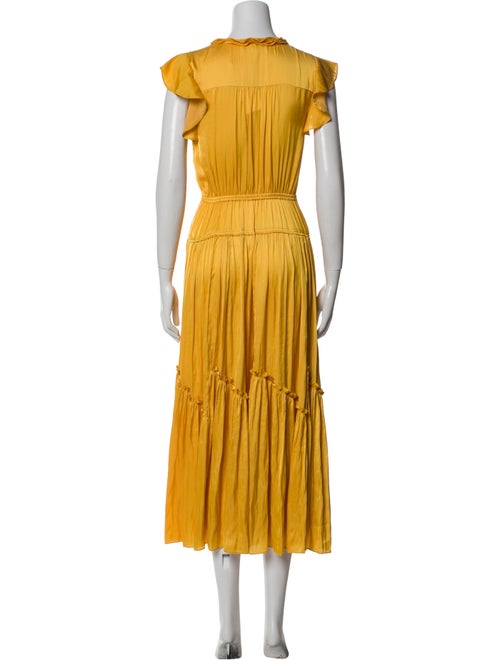 La Ligne V-Neck Long Dress