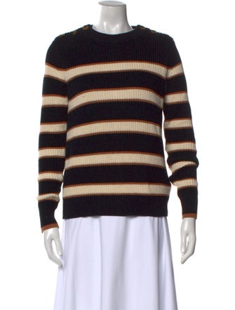 La Ligne Striped Crew Neck Sweater