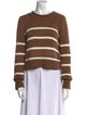 La Ligne Striped Crew Neck Sweater