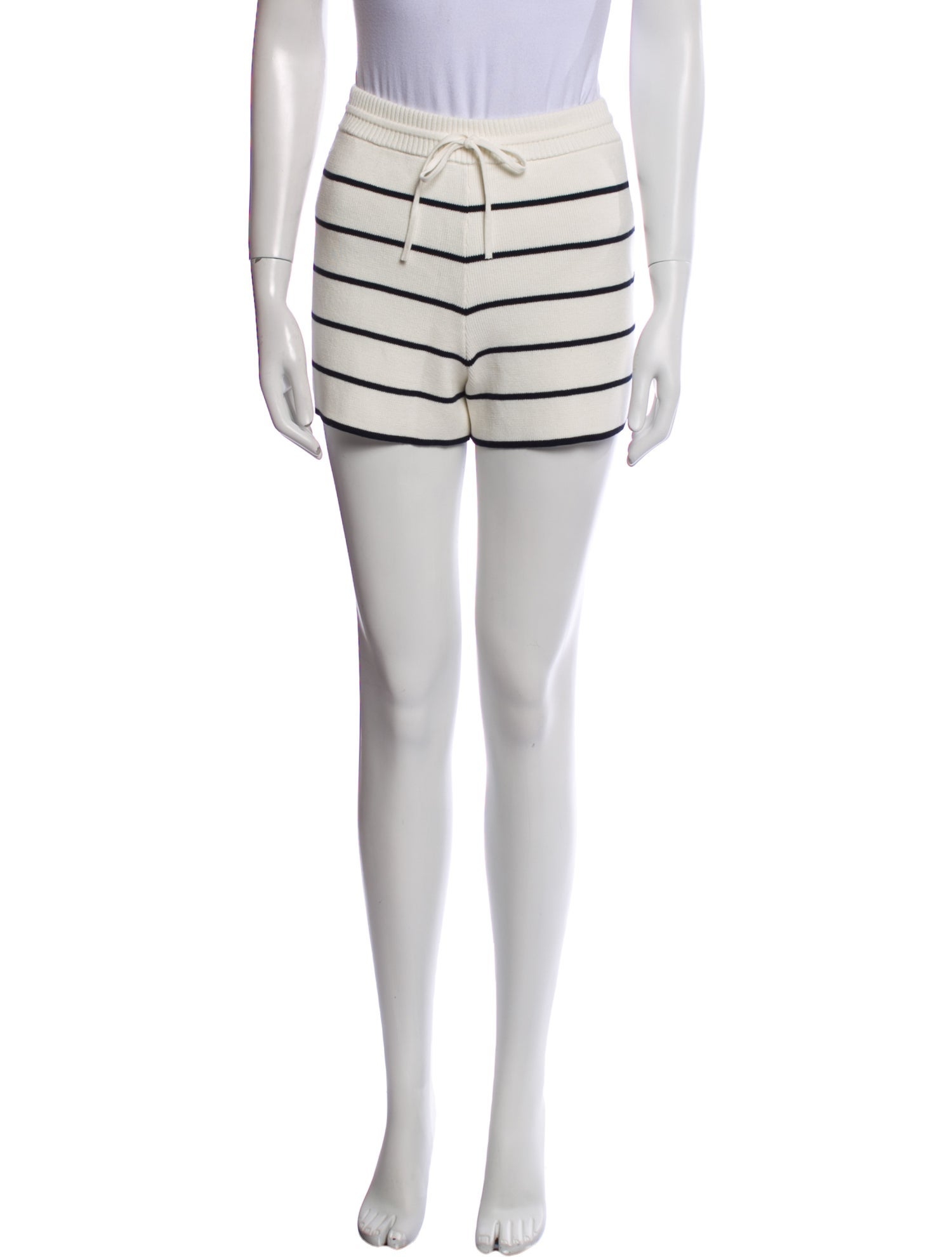 La Ligne Striped Mini Shorts
