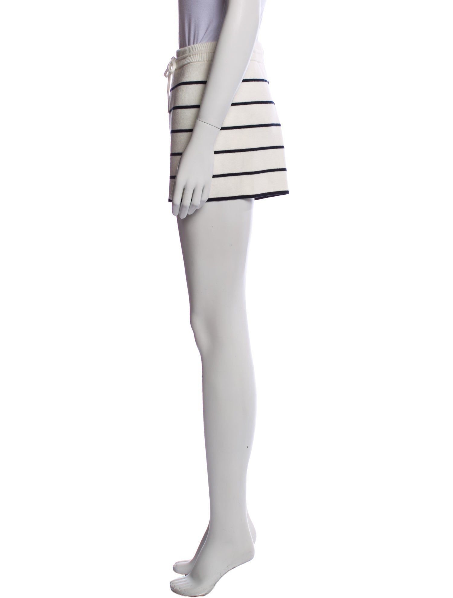 La Ligne Striped Mini Shorts