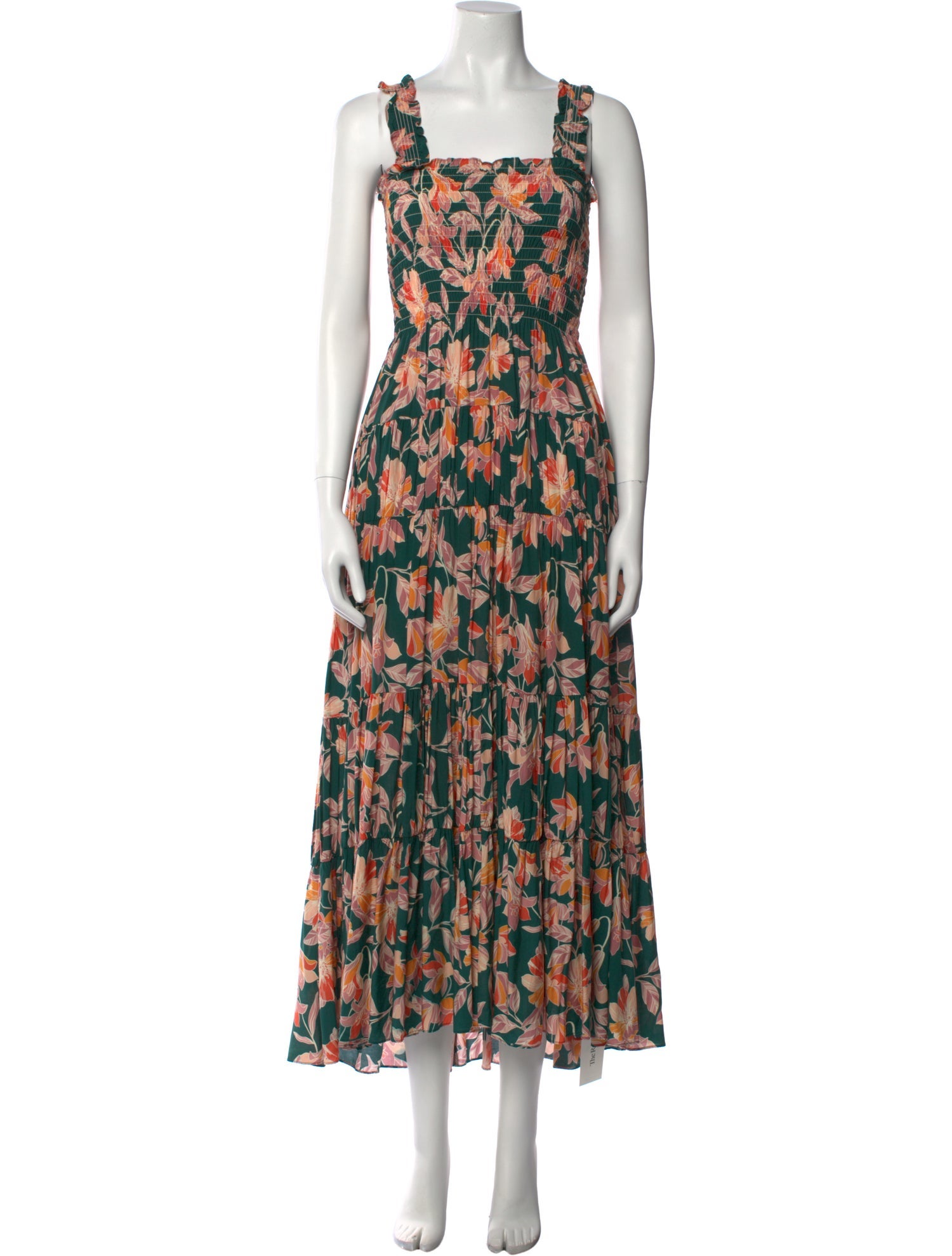 La Ligne Floral Print Long Dress