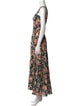La Ligne Floral Print Long Dress