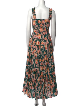 La Ligne Floral Print Long Dress