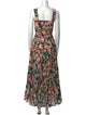 La Ligne Floral Print Long Dress