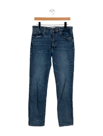 La Ligne High-Rise Straight Leg Jeans